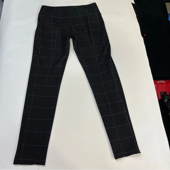Ellen Tracy Black & white large Plaid pattern skinny pants size small - Picture 7 of 8